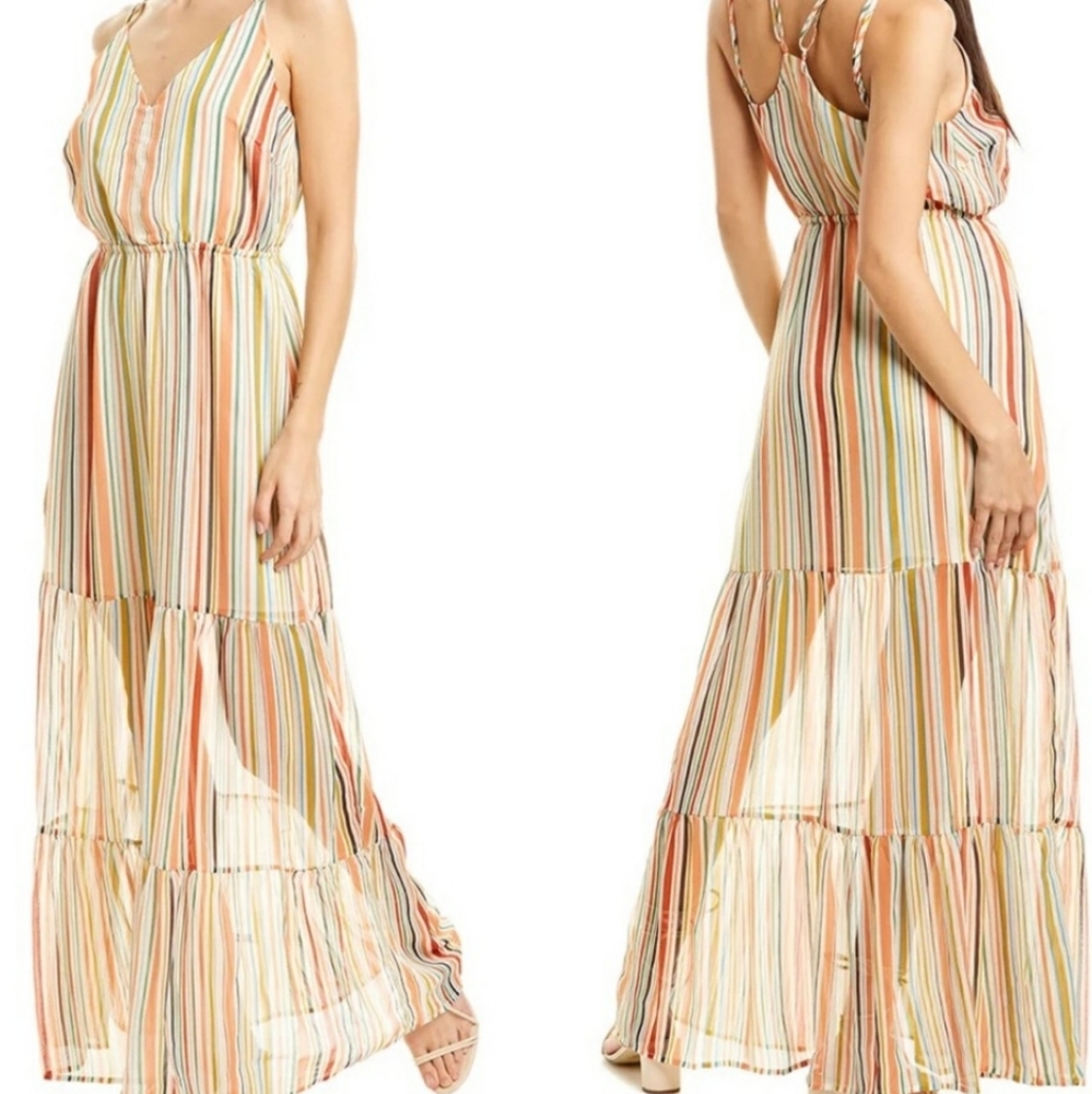 Dress maxi long Summer colors
